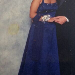 Elegant Gown, Shoes, and Pocket Book Included